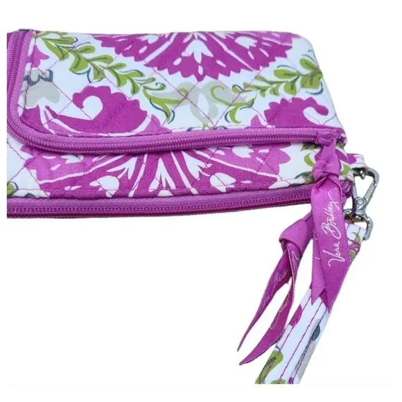 Vera Bradley Julep Tulip Purple Wristlet - Picture 3 of 8